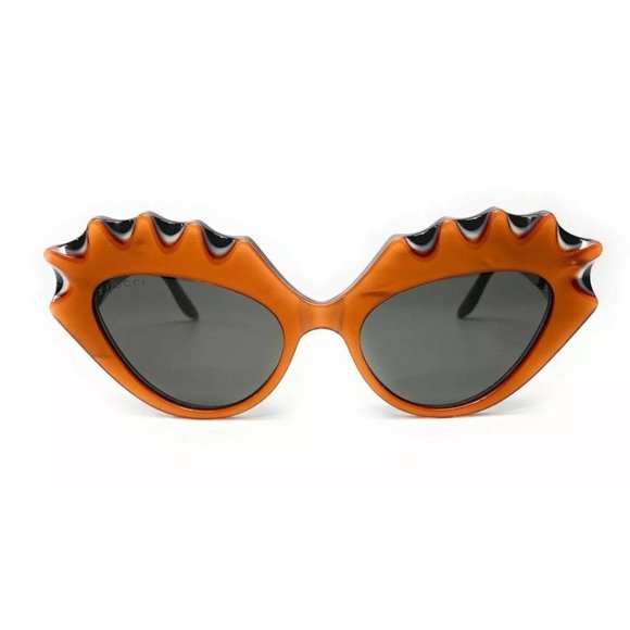 Gucci Women\'s Orange Black Sunglasses